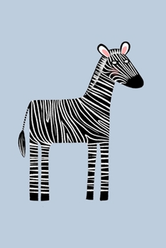 Notes: A Blank Lined Journal with Cute Zebra Cover Art