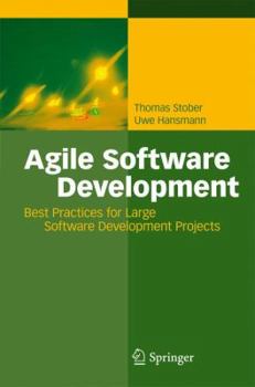 Hardcover Agile Software Development: Best Practices for Large Software Development Projects Book