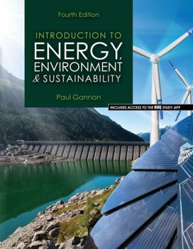 Paperback Introduction to Energy, Environment, and Sustainability Book