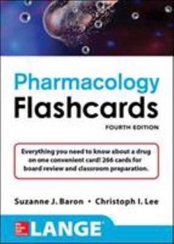 Paperback Lange Pharmacology Flashcards, Fourth Edition Book