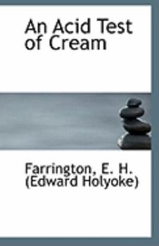 Paperback An Acid Test of Cream Book