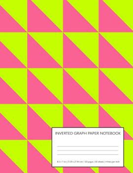 Paperback Inverted Graph Paper Notebook: White Grid On Gray Background, 4 Lines per inch, 120 pages, Large Size (8.5 x 11 in) Book