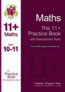 Paperback 11+ Maths Practice Book with Assessment Tests (Age 10-11) for the CEM Test Book