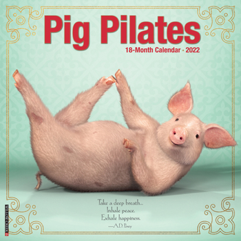 Calendar Pig Pilates 2022 Wall Calendar Book