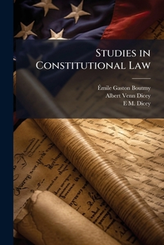 Paperback Studies in Constitutional Law Book
