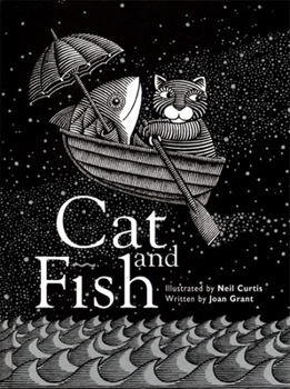 Hardcover Cat and Fish Book