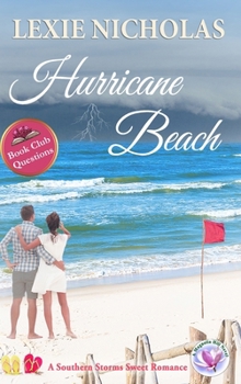 Hardcover Hurricane Beach: A Sweet Second Chance Romance [Large Print] Book