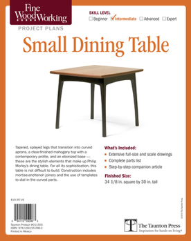 Misc. Supplies Fine Woodworking's Dining Table Plan Book