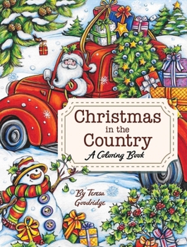 Paperback Christmas in the Country: A Coloring Book