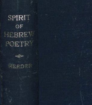 Hardcover Spirit of Hebrew Poetry Book