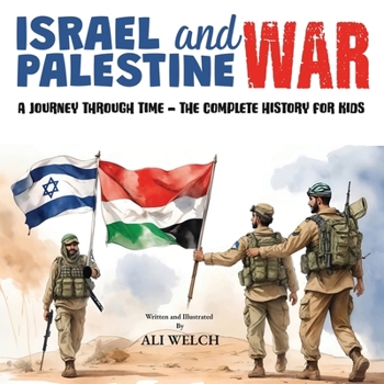 Paperback useful white elephant gifts: Israel and Palestine War: A Journey Through Time - The Complete History for Kids [Large Print] Book