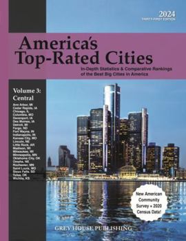 Paperback America's Top-Rated Cities, Vol. 3 Central, 2024: 0 Book