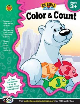 Paperback Color & Count Activity Book, Grades Preschool - K Book
