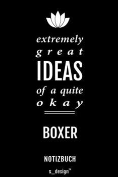 Notizbuch für Boxer: Originelle Geschenk-Idee [120 Seiten liniertes blanko Papier] (German Edition)
