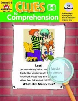 Paperback Clues to Comprehension, Grades 5-6 Book