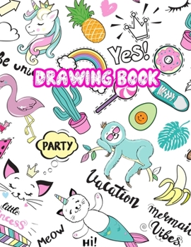 Paperback Drawing Book: 8.5" X 11", Personalized Artist Sketchbook: 110 pages, Sketching, Drawing and Creative Doodling Sketch Notebook to Dra Book