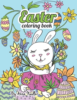Paperback Easter Coloring Book: 20 beautiful drawings to color by hand! Great for all ages, kids and adults will enjoy coloring this book. Book