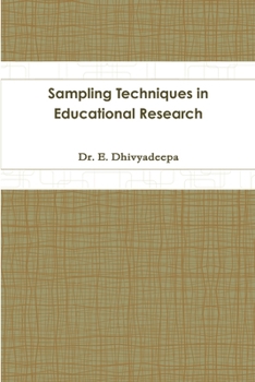 Paperback Sampling Techniques in Educational Research Book