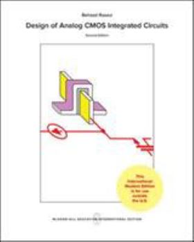 Paperback Design Of Analog CMOS Integrated Circuit Book
