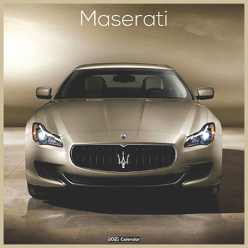 Paperback Maserati 2021 Calendar: Official Luxury Cars Wall Calendar 2021 Book