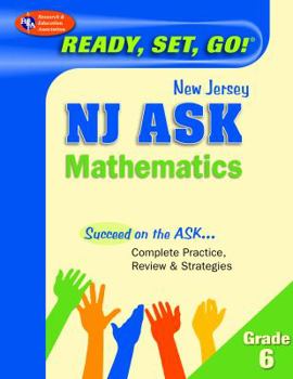 Paperback NJ ASK Grade 6 Mathematics (New Jersey ASK Test Preparation) Book
