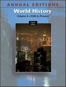 Paperback Annual Editions: World History, Volume 2, 8/E Book