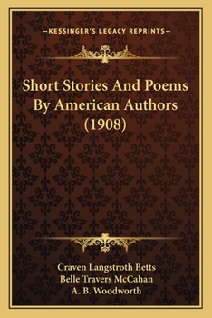 Paperback Short Stories And Poems By American Authors (1908) Book