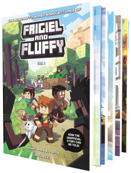 Hardcover The Minecraft-Inspired Misadventures of Frigiel & Fluffy Vol 1-5 Box Set Book