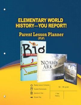 Paperback Elementary World History - You Report! Parent Lesson Planner Book