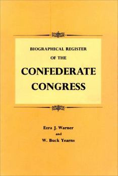 Hardcover Biographical Register of the Confederate Congress Book