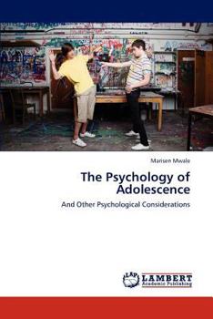 Paperback The Psychology of Adolescence Book