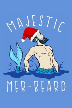 Paperback Majestic Mer Beard: Notebook Wide Rule Book