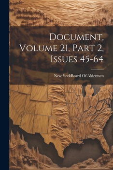 Paperback Document, Volume 21, part 2, issues 45-64 Book