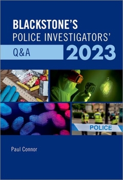 Paperback Blackstone's Police Investigators' Q&A 2023 Book