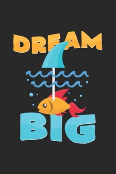 Dream Big: 6x9 Fancy Design | dotgrid | dot grid paper | notebook | notes