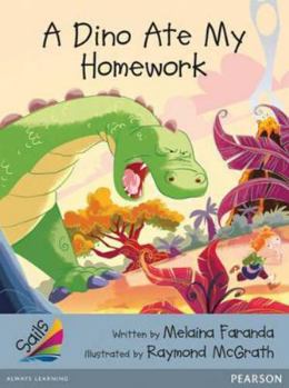 Paperback A Dino Ate My Homework (Sail Silver New Zealand) Book