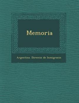 Paperback Memoria [Spanish] Book