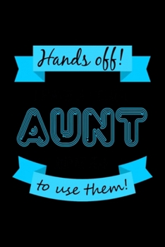 Paperback I have a crazy aunt: Blank Lined Notebook Journal for Work, School, Office - 6x9 110 page Book