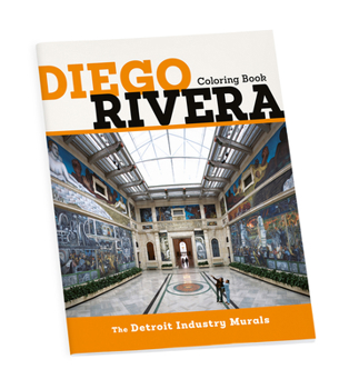 Paperback Diego Rivera: The Detroit Industry Murals Coloring Book