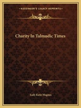 Paperback Charity In Talmudic Times Book