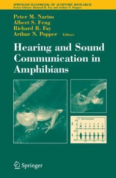 Hardcover Hearing and Sound Communication in Amphibians Book