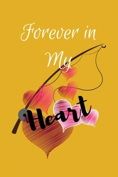 Paperback Forever in my Heart: Blank lined Journal Memory Book For Grieving And Processing The Death, Beautiful Journal With Mood And Energy Trackers Book