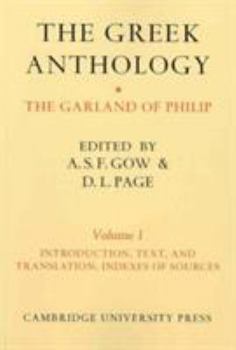 Paperback The Greek Anthology 2 Volume Paperback Set: The Garland of Philip and Some Contemporary Epigrams Book