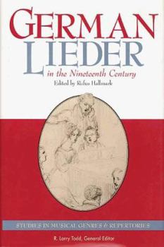 Hardcover German Lieder in the Nineteenth Century Book