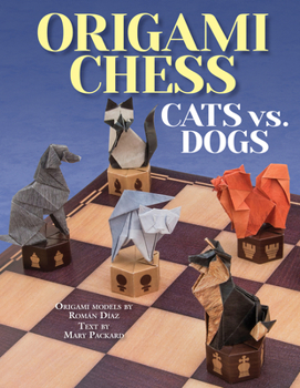 Hardcover Origami Chess: Cats vs. Dogs Book
