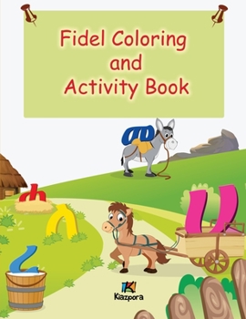 Paperback Fidel Coloring and Activity Book (Children's Book) [Amharic] Book
