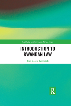 Paperback Introduction to Rwandan Law Book