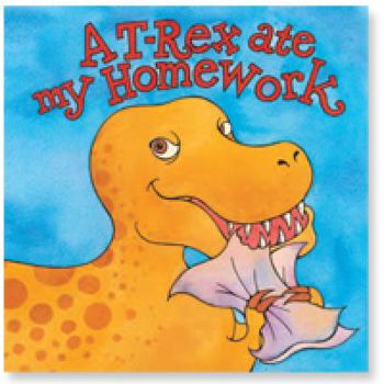 Hardcover A T-Rex Ate My Homework Book