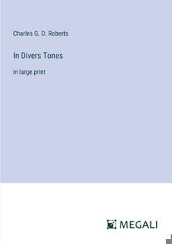 Paperback In Divers Tones: in large print Book