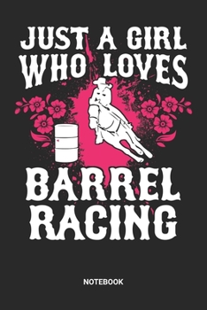 Notebook: Dotted Lined Barrel Racing Themed Notebook (6x9 inches) ideal as a Chasing Cans Cloverleaf Journal. Perfect as a Horse Riding Book for all ... Lovers. Great gift for Kids, Men and Women